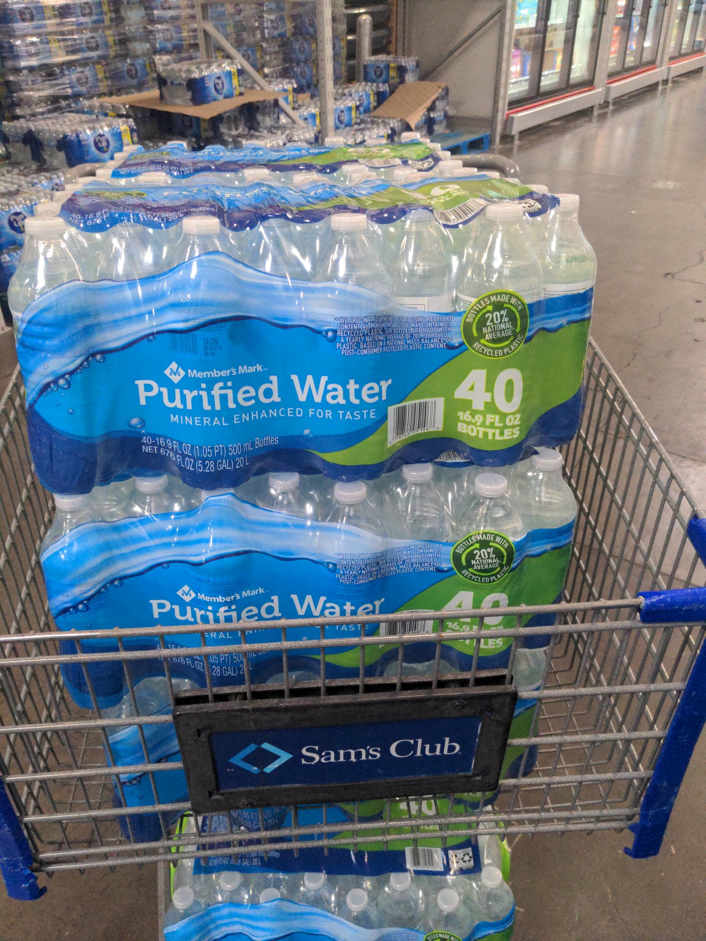 40 Pack - Frozen Water - $5 Donation - Water Drive!