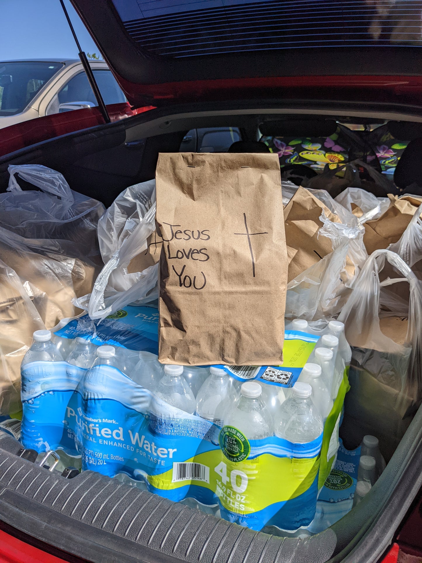 40 Pack - Frozen Water - $5 Donation - Water Drive!